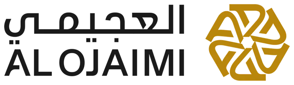 شعار شركة محمد العجيمي للمقاولات